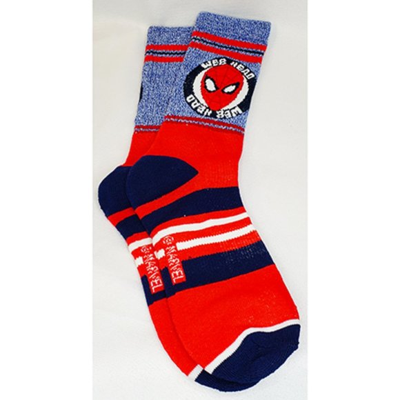 Disney Anime Socks Avengers Marvel Cartoon Figure Unisex Spider-Man NEW WOT - Picture 2 of 5